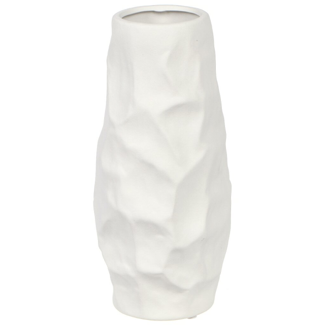 White Ceramic Vase 8.5*12.5*25CM,White Ceramic Vase 8.5*12.5*25CM