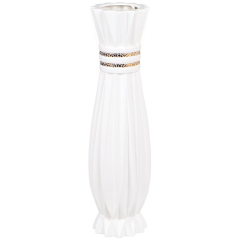 White Ceramic Vase 8.5*12.5*25CM,White Ceramic Vase 8.5*12.5*25CM