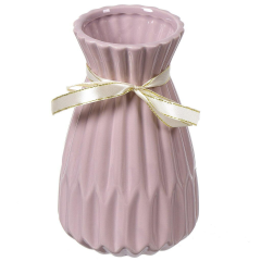 White Ceramic Vase 8.5*12.5*25CM,White Ceramic Vase 8.5*12.5*25CM