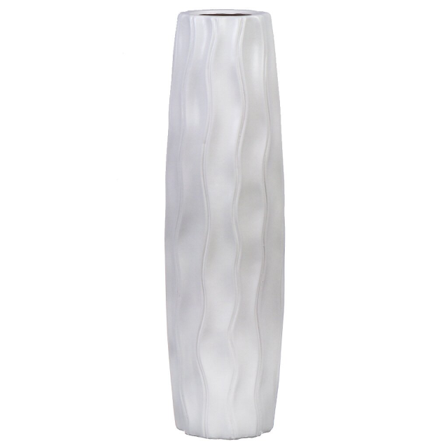 White Ceramic Vase 8.5*12.5*25CM,White Ceramic Vase 8.5*12.5*25CM