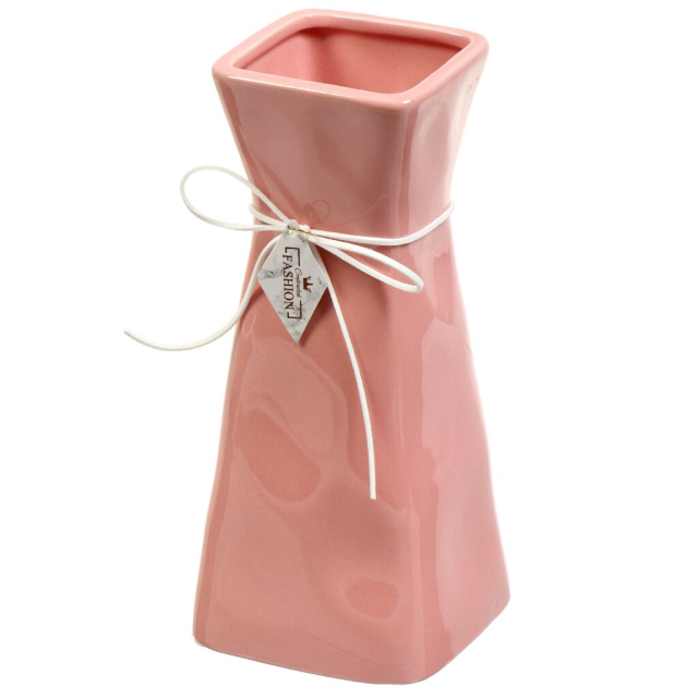 White Ceramic Vase 8.5*12.5*25CM,White Ceramic Vase 8.5*12.5*25CM