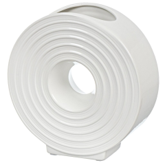 White Ceramic Vase 8.5*12.5*25CM,White Ceramic Vase 8.5*12.5*25CM