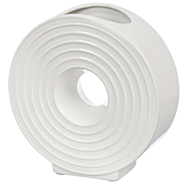 White Ceramic Vase 8.5*12.5*25CM,White Ceramic Vase 8.5*12.5*25CM