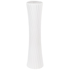 White Ceramic Vase 8.5*12.5*25CM,White Ceramic Vase 8.5*12.5*25CM