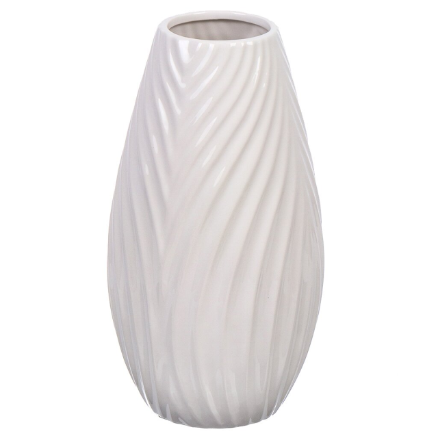 White Ceramic Vase 8.5*12.5*25CM,White Ceramic Vase 8.5*12.5*25CM