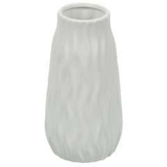 White Ceramic Vase 8.5*12.5*25CM,White Ceramic Vase 8.5*12.5*25CM