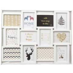 Classic White Photo Frame for 12 Photos 68*52CM,Classic White Photo Frame for 12 Photos 68*52CM