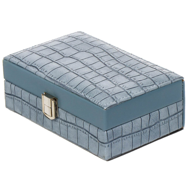 Blue Jewelry Box 16*10*5.5CM,Blue Jewelry Box 16*10*5.5CM