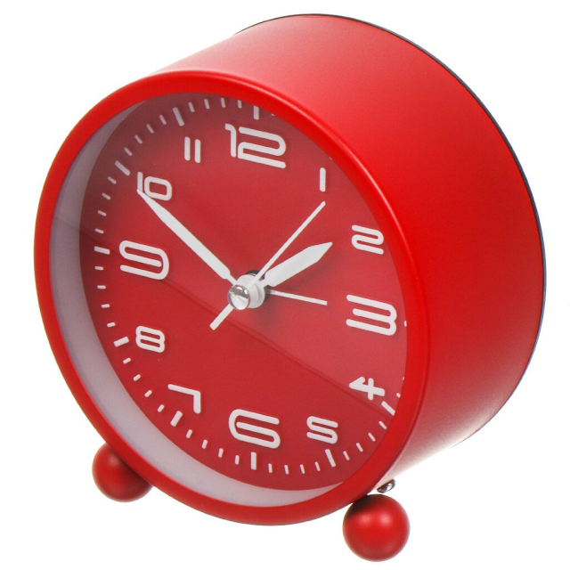 Metal + Plastic Round Table Clock 11*5.4*11CM,Metal + Plastic Round Table Clock 11*5.4*11CM