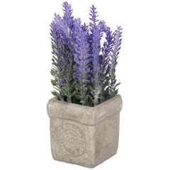 زهرة صناعية في وعاء 17*6 سم,زهرة صناعية في وعاء 17*6 سم