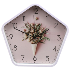 Wall Clock Rose 34*33*4CM Plastic,Wall Clock Rose 34*33*4CM Plastic