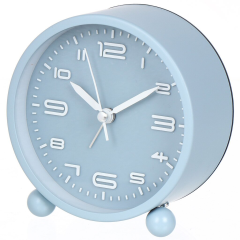 Metal + Plastic Round Table Clock 11*5.4*11CM,Metal + Plastic Round Table Clock 11*5.4*11CM