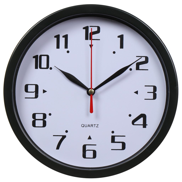 Wall Clock Classic White & Black 20CM,Wall Clock Classic White & Black 20CM