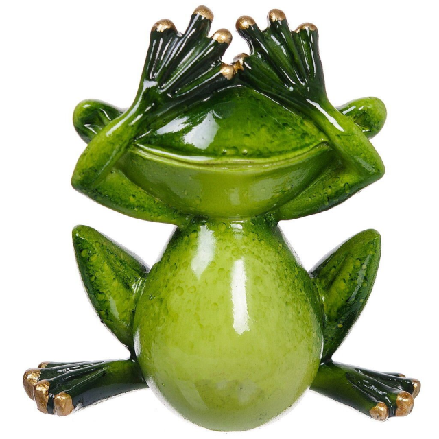 ضفدع مزخرف 10 سم لا أرى شيئًا,ضفدع مزخرف 10 سم لا أرى شيئًا