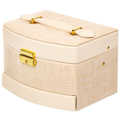 Beige Jewelry Box 18*14*12.5CM,Beige Jewelry Box 18*14*12.5CM