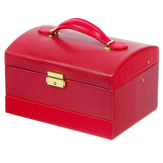 Jewelry and Cosmetics Box 22*16*13.5CM Red,Jewelry and Cosmetics Box 22*16*13.5CM Red
