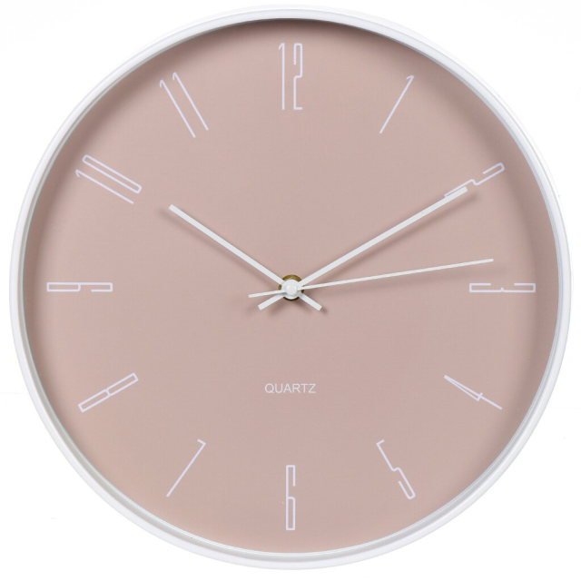 Wall Clock 30CM Round Pink,Wall Clock 30CM Round Pink