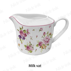 Milk Vat Food Container, Ceramic Creamer Pot, 300ml,Milk Vat Food Container, Ceramic Creamer Pot, 300ml