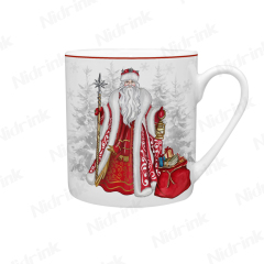 كوب جديد من الخزف العظمي، كوب سيراميك سانتا كلوز، كوب عيد الميلاد، 400 مل,كوب جديد من الخزف العظمي، كوب سيراميك سانتا كلوز، كوب عيد الميلاد، 400 مل