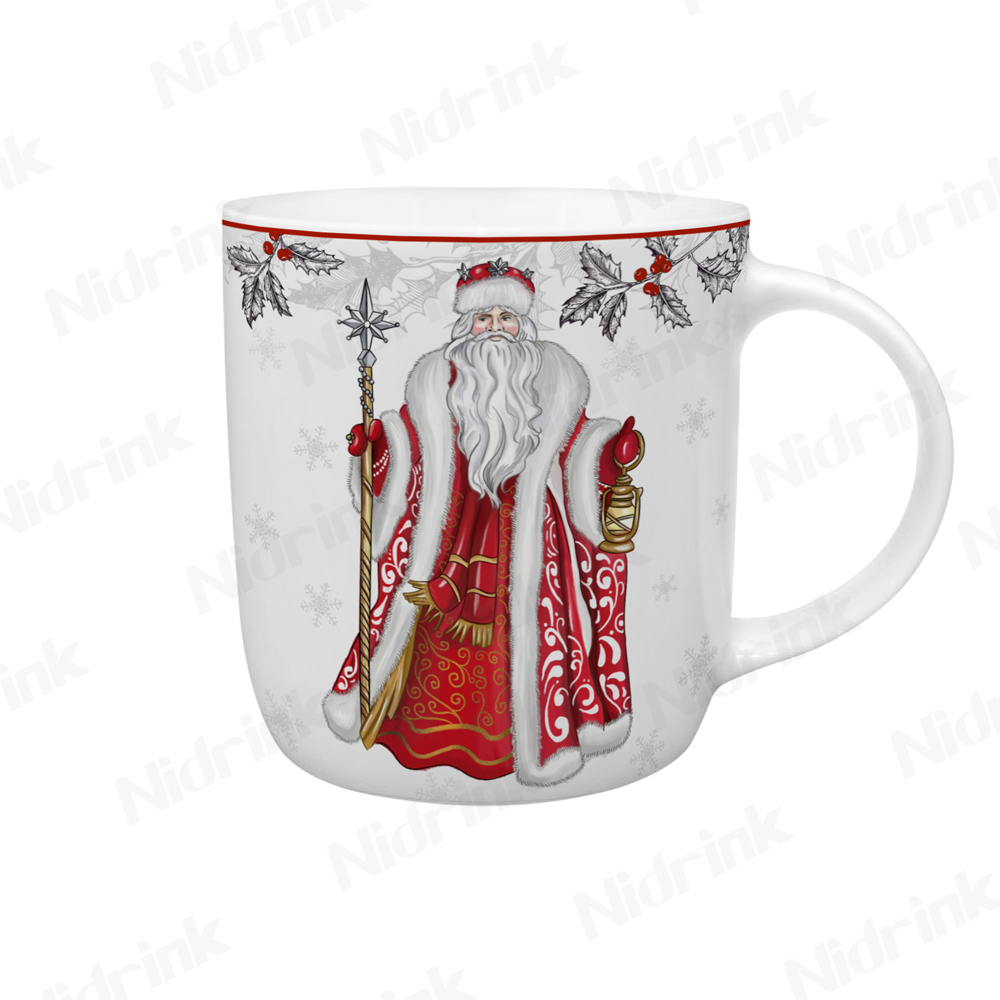 Santa Claus New Bone China Mug - 350ml Drink Coffee Cups,Santa Claus New Bone China Mug - 350ml Drink Coffee Cups