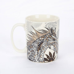 Horse Zodiac Ceramic Mug for Festival Gift - 380ml,Horse Zodiac Ceramic Mug for Festival Gift - 380ml