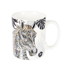 Horse Zodiac Ceramic Mug for Festival Gift - 450ml,Horse Zodiac Ceramic Mug for Festival Gift - 450ml