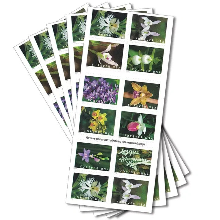 (2020) USPS Wild Orchids Forever Postage Stamps