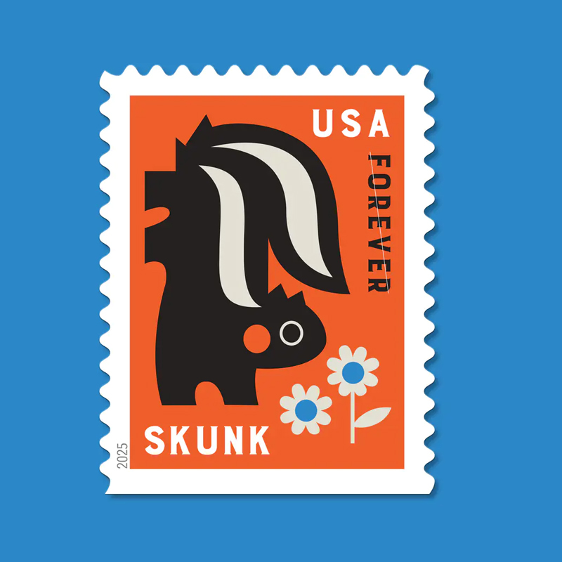 2025 Baby Wild Animals Stamps, Booklet of20