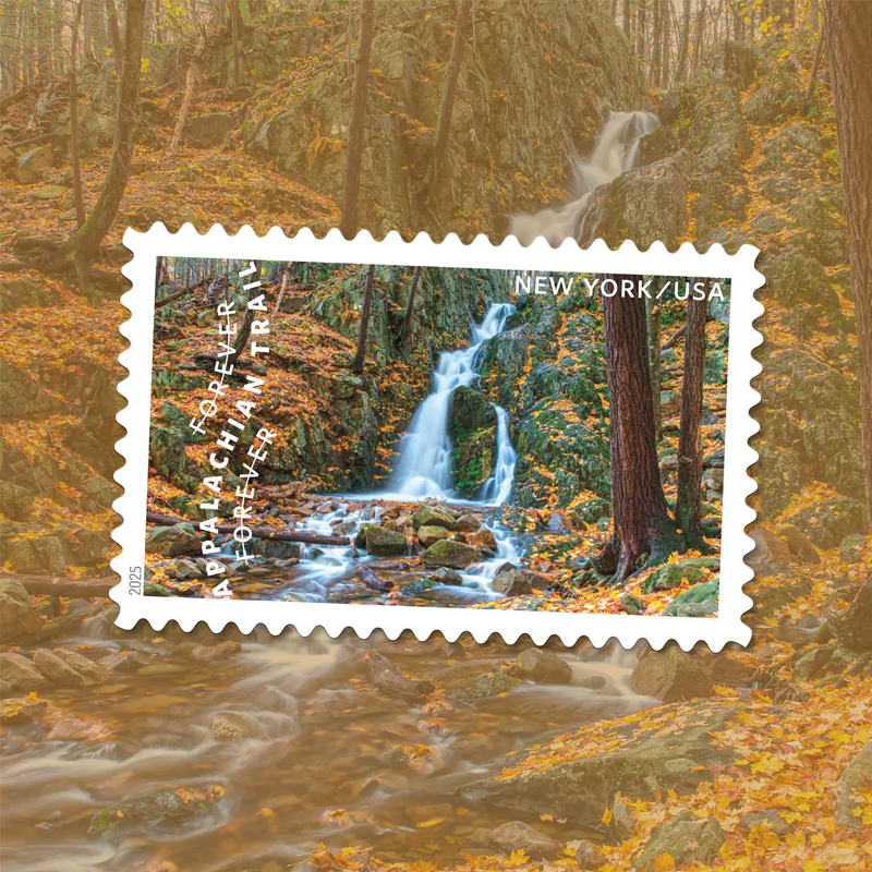 2025 The Appalachian Trail Forever Stamps, Sheet of 15 |Multiple Stamp Designs