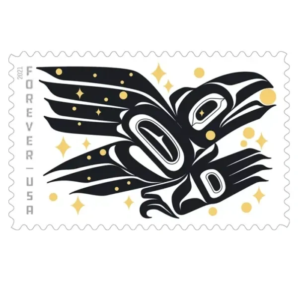 (2021) USPS Raven Story Forever Postage Stamps