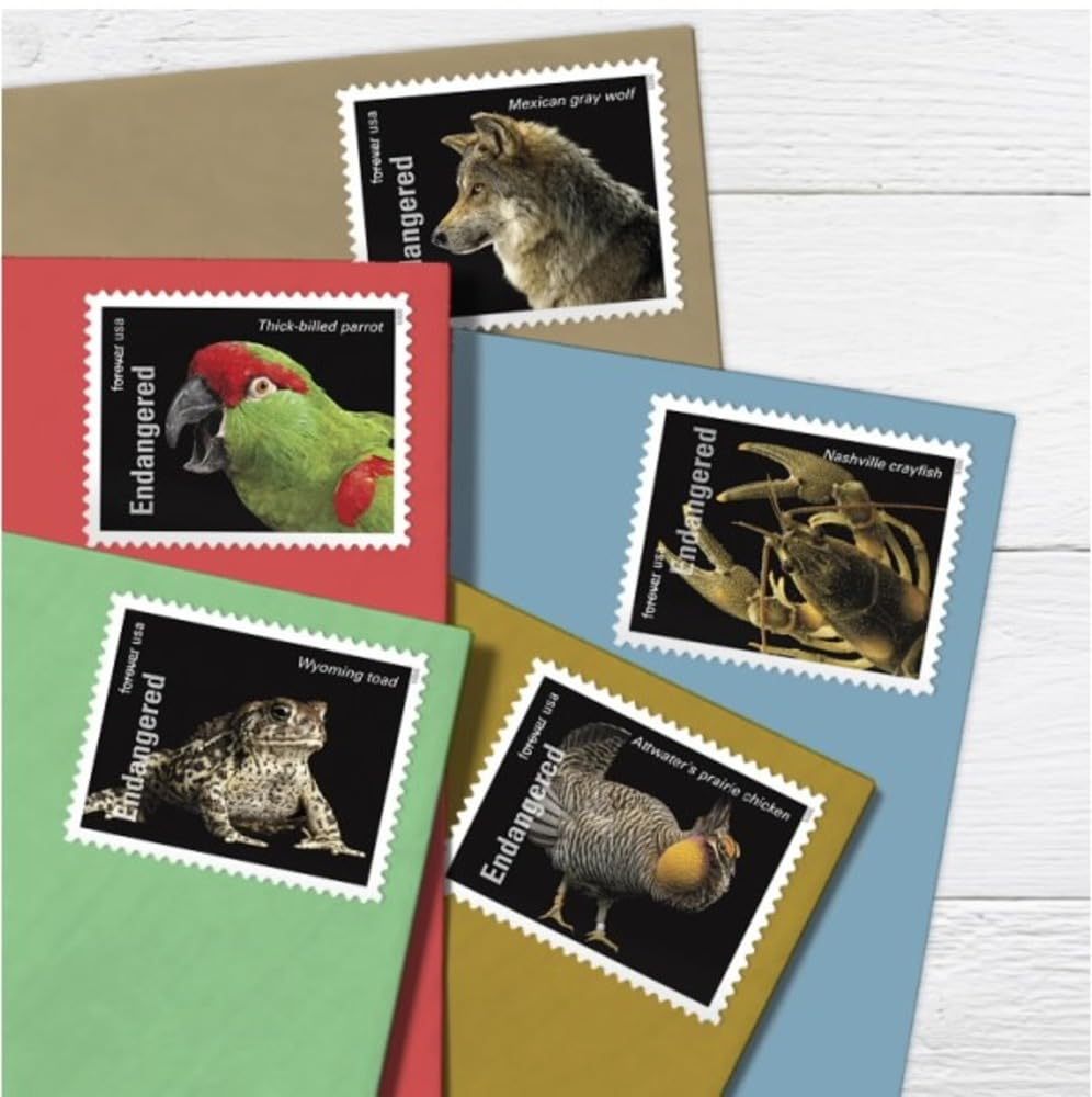 2023 US Endangered Species First Class Postage Forever Stamps