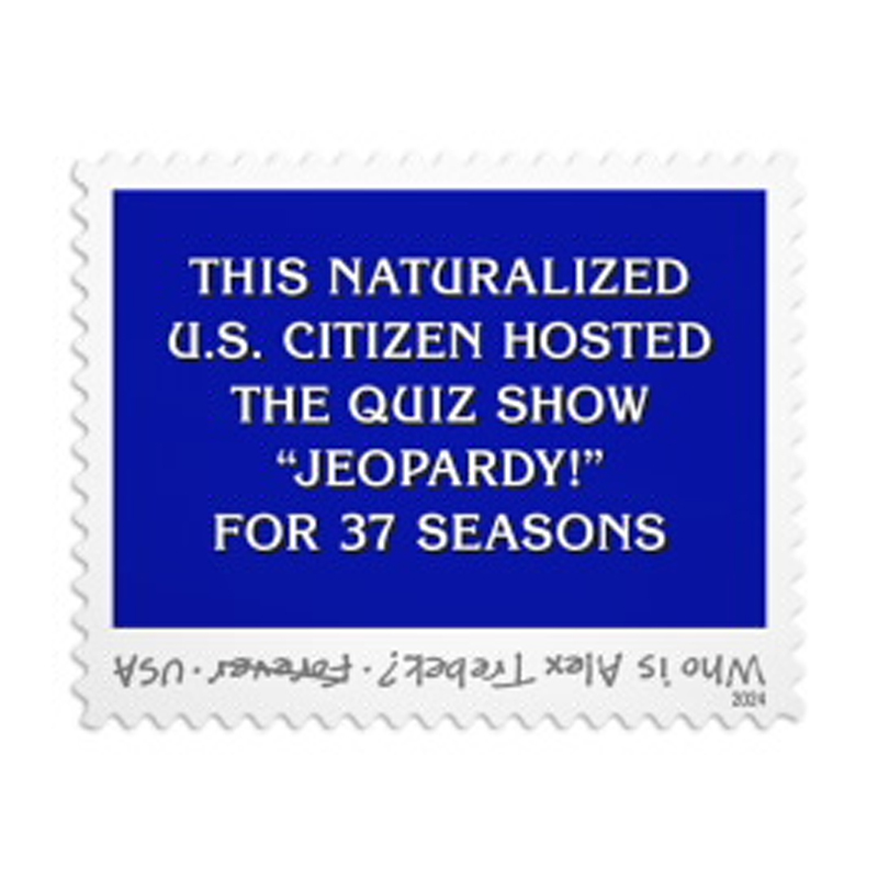 2024 US Alex Trebek Forever Stamps, Sheet of 20