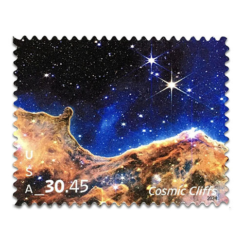 2024 USPS Cosmic Cliffs forever stamps