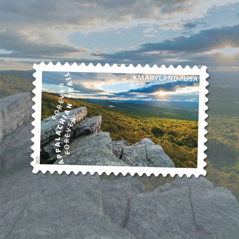 2025 The Appalachian Trail Forever Stamps, Sheet of 15 |Multiple Stamp Designs