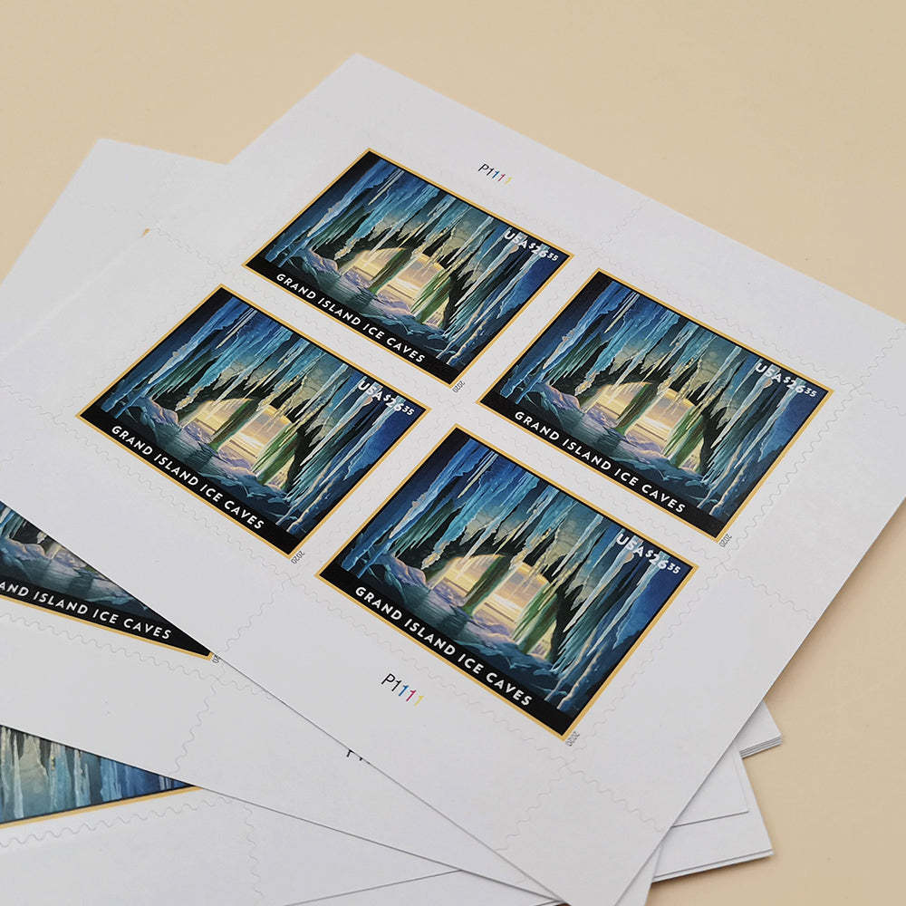 2020 US Grand Island Ice Caves Stamps