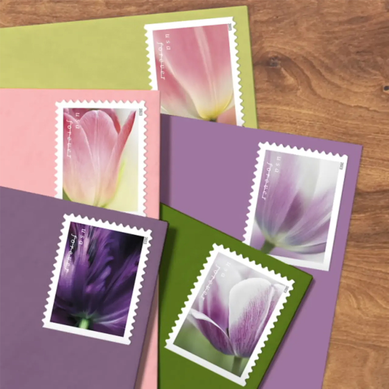 2023 US Tulip Blossoms First-Class Forever Stamps