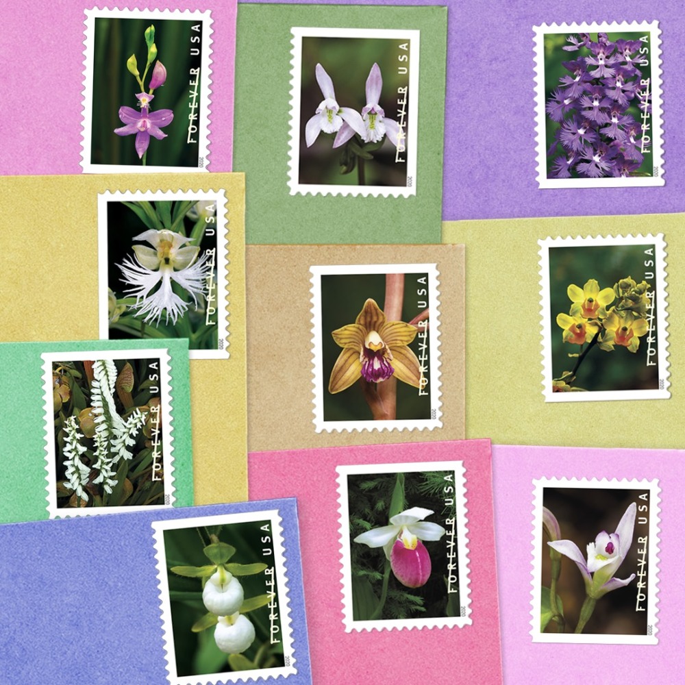 (2020) USPS Wild Orchids Forever Postage Stamps