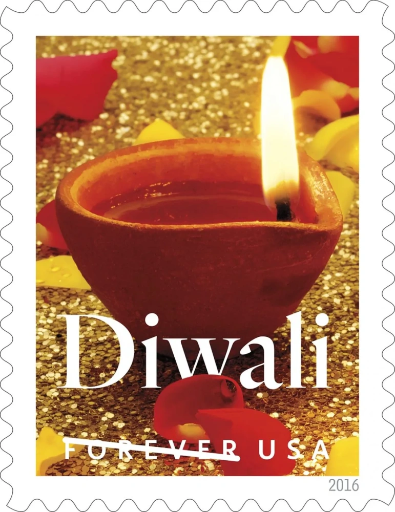 2016 USPS Diwali Celebration First Class Postage Stamps