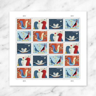 2026 Love Stamps , Sheet of 20