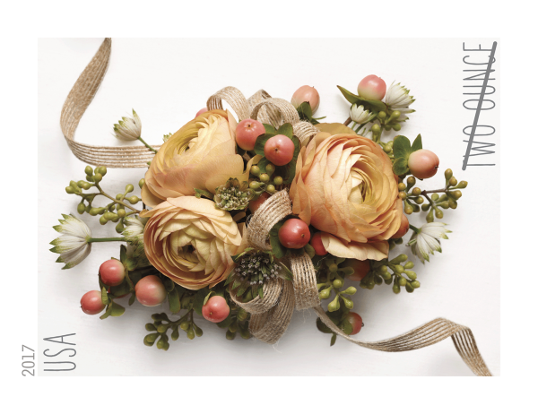 2017 Celebration Corsage  5 sheets =100 stamps