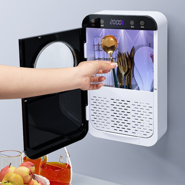 New Family Style Wall Mounted Disinfected Chopstick Holder Household Bucket Storage Box Rack for home