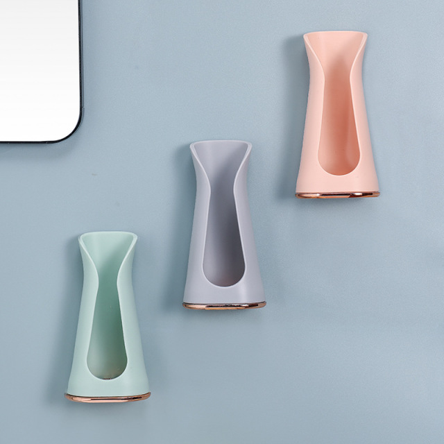 Huamili Wall Mounted Electric Toothbrush Holder Storage Rack Toothbrush Base for Bathroom