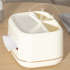 Light luxury style tissue box, paper drawer, living room coffee table storage, home creative fashion, high-end multifunctional remote control, dining room