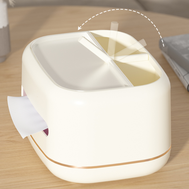 Light luxury style tissue box, paper drawer, living room coffee table storage, home creative fashion, high-end multifunctional remote control, dining room
