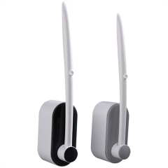 Disposable toilet brush without dead corners, household toilet cleaning brush replacement head mounted wall mounted toilet set