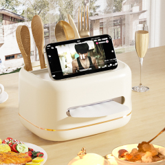 Light luxury style tissue box, paper drawer, living room coffee table storage, home creative fashion, high-end multifunctional remote control, dining room