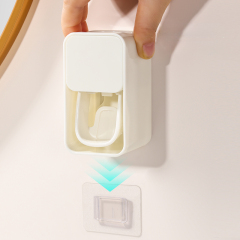 Huamili Automatic Toothpaste Dispenser - No Drill Precise Dispensing Easy to Clean