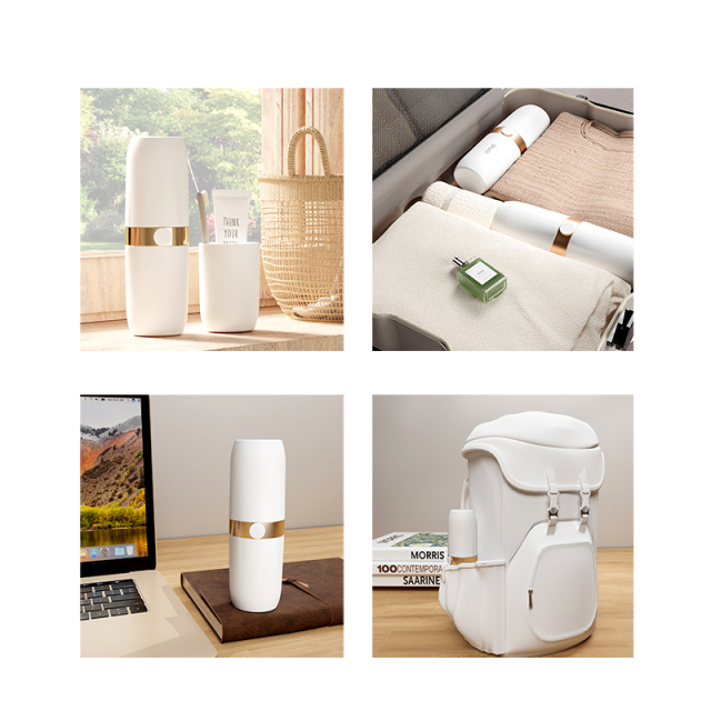 Huamili Travel Wash Cup Portable Toothbrush Storage Box Household Rinsing Cup Set Brushing Cup Toothbridge Box