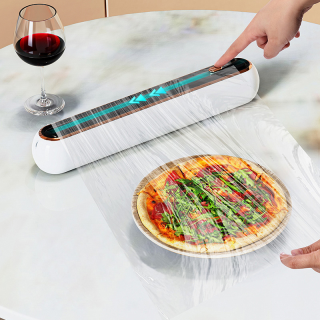 Huamili Magnetic Cutting Tools Disposable Sliding Knife Cling Film Cutter for kitchen