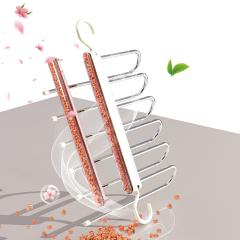 Huamili Aromatherapy Pull-Out Pants Rack | Top-Mounted Sliding Closet Hanger with Anti-Mold & Insect Protection